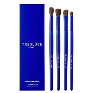 TRESLUCE BEAUTY Like An Artista 4-Piece Eyeshadow Brush Set